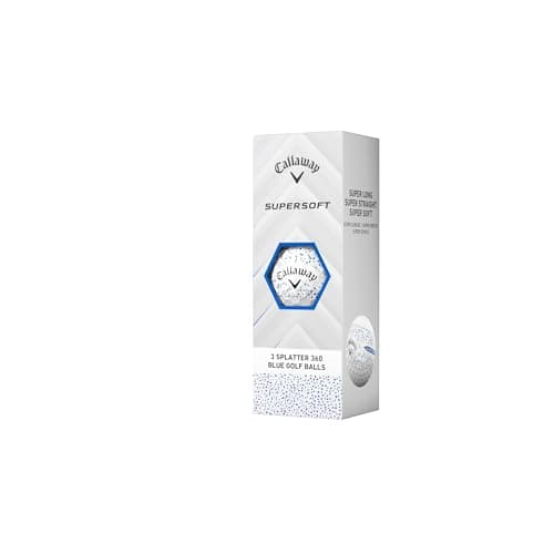 Callaway Golf Supersoft Golf Balls (2025, Blue Splatter) — view 4