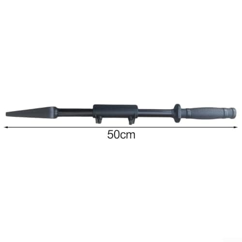 Snow Blower Chute Cleaning Tool with Installation Clip, Hard Plastic and Metal Snow Shovel for Clearing Blockages, for Bailitong and OEM Models, Black, 1 Pack