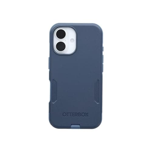 OtterBox iPhone 16 Commuter Series Case - Baby Blue Jeans, Thin & Protective iPhone Case, Dual-Layer, Impact Absorbing iPhone Case