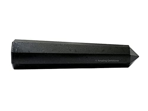 Amazing Gemstone Black Tourmaline Crystal Towers ~ Natural Healing Crystal Point Obelisk for Reiki Healing and Crystal Grid (2" to 3" INCH) — view 2