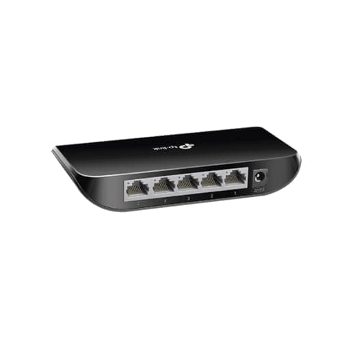 TP-Link 5 Port Gigabit Ethernet Network Switch | Plug and Play | Desktop or Wall-Mount | Plastic Case Ethernet Splitter | Fanless | Traffic Optimization | Unmanaged (TL-SG1005D)
