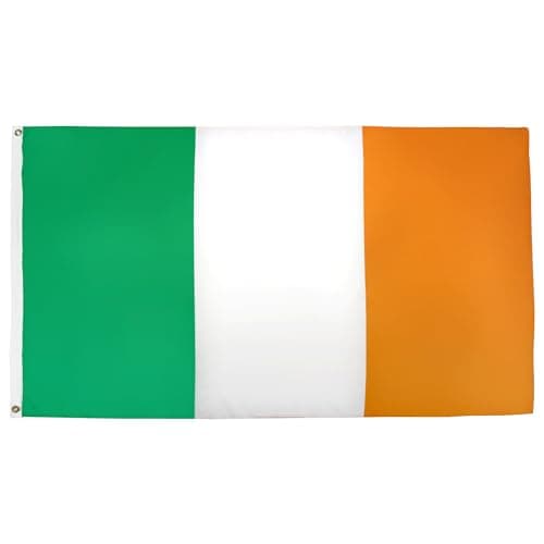 AZ FLAG - Ireland Flag - 90x60 Cm - 100D Polyester Irish Banner With Two Metal Grommets - Fade Resistant - Vivid Colors - 2' x 3' Feet - 2x3 Ft