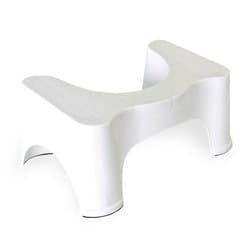 Squatty Potty Simple Curve Bathroom Toilet Stool 7" White — view 3