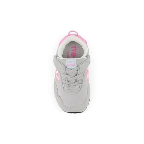 New Balance Kid's 515 V1 NEW-B Hook & Loop Sneaker, Rain Cloud/Reflection/Signal Pink, 9 M Toddler — view 3