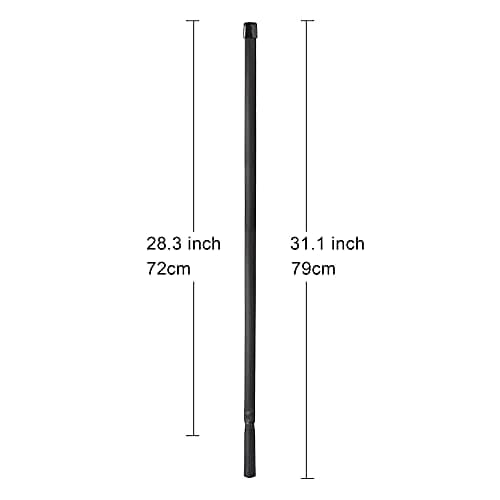 Bingfu Foldable CS Tactical SMA Female Ham Radio Antenna 2-Pack Dual Band VHF UHF 136-520MHz 31 inch Antenna for Baofeng BF-F8HP UV-5R UV-82 BF-888S GT-3 Ham Two Way Radio Walkie Talkie — view 5