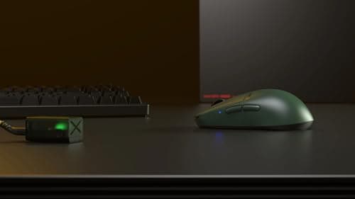Pulsar X2H (High Hump) Mini Founder's Edition Wireless Gaming Mouse, Ultra Lightweight 1.82oz (52g),Symmetrical, 4K Dongle included,2.4 Ghz,1ms Polling Rate,26k DPI,PAW3395 Sensor (Green,Ambidextrous) — view 5