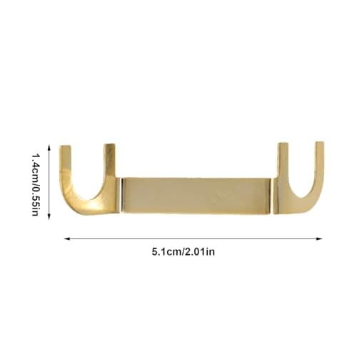 Speaker Wire Lugs - Pure Copper Gold Plated Connector | Audio Terminal Cup Adapter | Stereo Wiring Link Bridge for Amplifier Cabinet Crossover Binding Post Sound System Installation — view 4