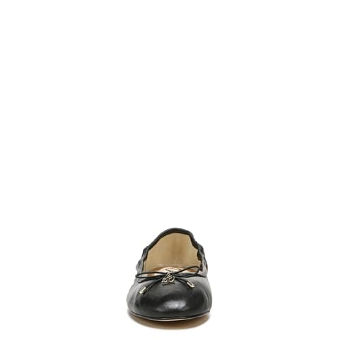 Sam Edelman Women's Felicia Ballet Flat, Black Leather, 7 Medium US — view 8