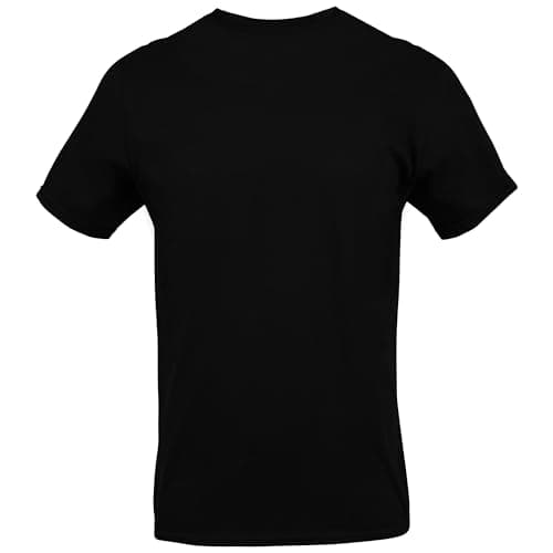 Gildan Men's Crew T-Shirts, Multipack, Style G1100, Black (6-Pack), X-Large — view 4