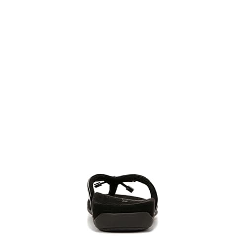 Vionic Bella Thong Sandals Black Patent 8 M — view 7
