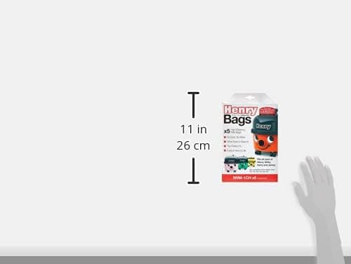 Henry NVM-1CH/907076 HepaFlo Vacuum Bags, Pack of 5, White — view 4