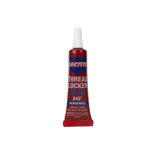 Loctite Threadlocker Blue 242 - Removable Thread Lock Glue for Nuts, Bolts, & Fasteners, Medium Strength Screw Glue to Prevent Loosening & Corrosion - 6 ml, 1 Pack