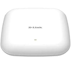 D-Link DAP-2680 - Punto de Acceso PoE WiFi AC1750 Wave2 MU-MIMO Dual Band para Interior (802.11ac hasta 1750 Mbps), Puerto Gigabit 100/1000 Mbps, WPA2 Enterprise, Radius, partición de WLAN, 802.3at