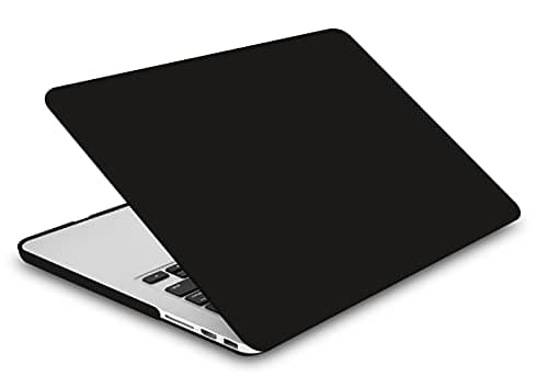 KECC Ultra Thin Case for MacBook Pro 13 inch 2026 2025-2016 Release M2 M1 Chip, Lightweight Plastic Hard Shell for MacBook Pro 13” + Keyboard Cover, Matte Black — view 2
