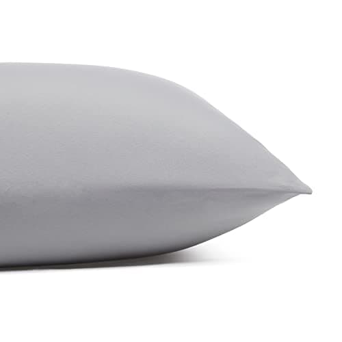 Amazon Basics Lightweight Super Soft, Breathable Easy Care Microfiber 3 Piece Bed Sheet Set with 14-Inch Deep Pockets, Twin, Dark Gray, Solid — view 4