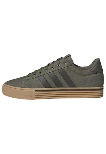 adidas Men's Daily 4.0, Olive Strata/Shadow Olive/Gum, 10.5