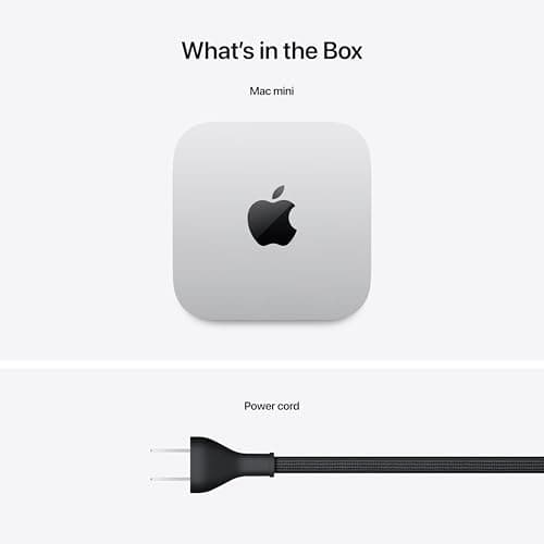 Apple 2024 Mac mini Desktop Computer with M4 chip with 10‑core CPU and 10‑core GPU: Built for Apple Intelligence, 16GB Unified Memory, 512GB SSD Storage, Gigabit Ethernet. Works with iPhone/iPad — view 6