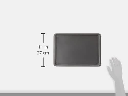 GoodCook Everyday Nonstick Baking Sheet Set, 3 Pack Includes Small (13×9) Medium (15×1) and Large (17×11) Pans Carbon Steel Construction Cookie Sheets Bakeware Set, Gray — view 2