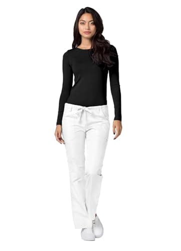 Adar Uniforms, Underscrubs for Women 2 Pack - Long Sleeve Underscrub Comfort Tee - 2902 - Black - XS — view 5