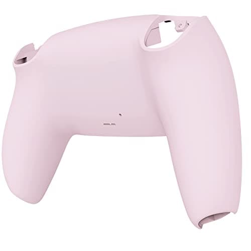 eXtremeRate Cherry Blossoms Pink Grip Custom Back Housing Bottom Shell Compatible with ps5 Controller, Replacement Back Shell Cover Compatible with ps5 Controller — view 3