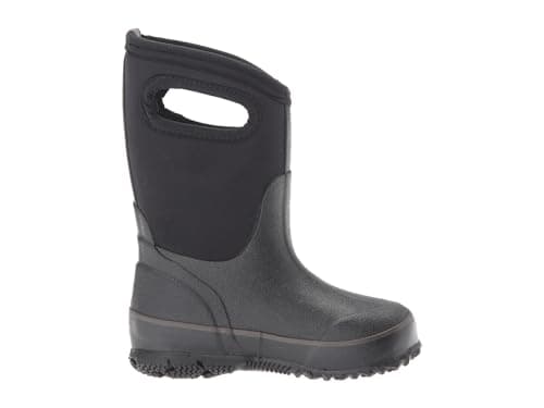 BOGS Classic High Waterproof Insulated Rubber Neoprene Rain Boot, Black, 5 US Unisex Big Kid — view 5