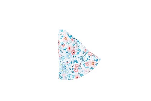 Baby Sun Hat Toddler Bucket Hat Wide Brim Kids Beach Hats UPF 50+ Sun Protective for Boys Girls, Floral Blue, 2-5T — view 3