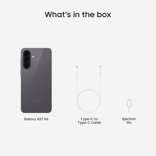 Samsung Galaxy A57 5G (2026), Unlocked Android Smartphone, 128GB, AMOLED Display, Triple Camera, IP68, 5000mAh Battery, US Version, US 1 Yr Warranty, Awesome Gray — view 10