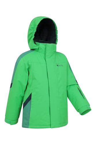 Mountain Warehouse Raptor Kids Ski Jacket, Boys & Girls Snow Coat Green Teen 13-14 Yrs (150-162 cm) — view 2