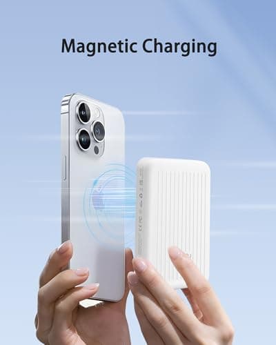 Miady Magnetic Portable Charger Power Bank for iPhone 5000mAh — view 3