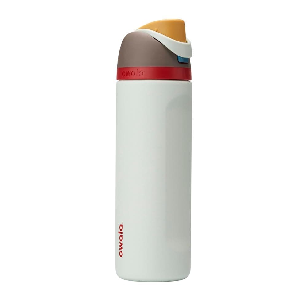 Owala FreeSip Insulated Stainless Steel Water Bottle with Straw for Sports and Travel, Leak Proof, BPA-Free, 710ml, Iced Breeze — view 5