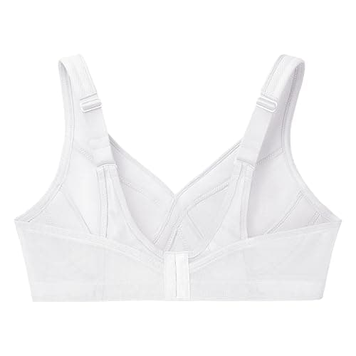 Glamorise Women's Full-Figure Sports Bra, White, 44DD — view 4