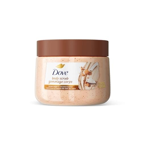 Dove pH Balanced Body Scrub, with Naturally-Derived and Sulfate-Free Cleansers, Brown Sugar & Coconut Butter, 425 g