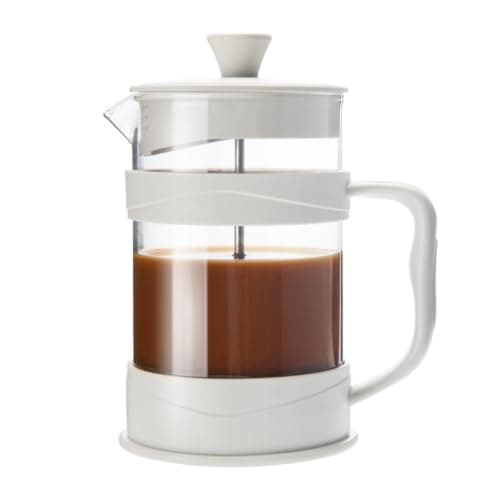 HLUXIATUD French Filter Pot, Glass Tea Maker, Hand Pressed Filter Cup 34 oz