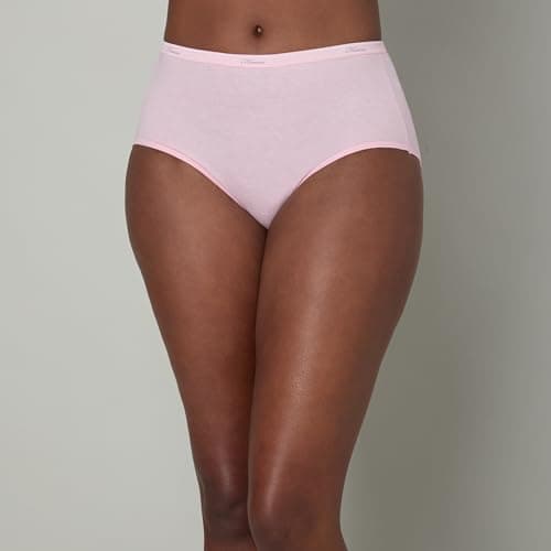 Hanes Women's 6 Pack Core Cotton Brief Panty, Neutrals, X Large — view 2