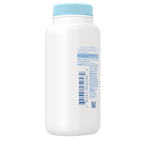 Johnson's Baby Cornstarch Baby Powder with Aloe and Vitamin E for Delicate Skin, Hypoallergenic, No Addded Parabens, and Dyes for Gentle Baby Skin Care, Baby Essentials, 1.5 oz — view 4