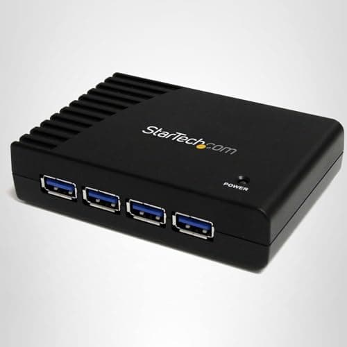 StarTech 4-Port USB-A Hub, 5Gbps, Power Adapter Included (ST4300USB3) — view 5