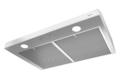 Broan-NuTone BCSD130WW Glacier 30-inch Under-Cabinet 4-Way Convertible Range Hood with 2-Speed Exhaust Fan and Light, 300 Max Blower CFM, White — view 4