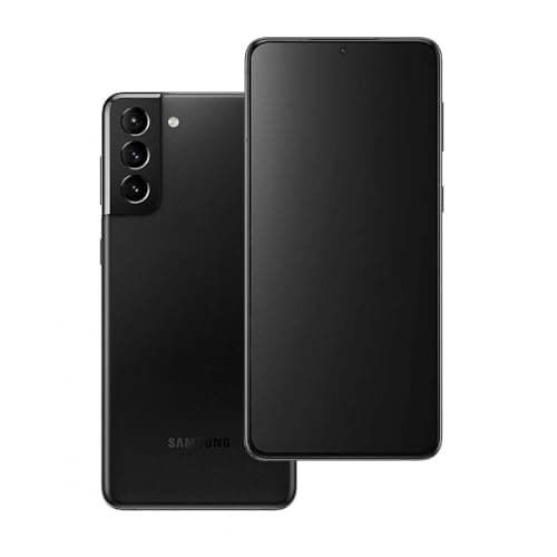 Samsung Galaxy S21+ Plus 5G (128GB) 6.7" Dynamic AMOLED 2X Display, 64MP Triple Camera, Unlocked (w/ 45W Fast Charging Adapter) - Phantom Black (Renewed)