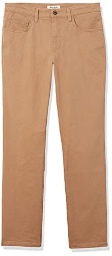 Amazon Essentials Men's Skinny-Fit 5-Pocket Stretch Twill Chino Pants (Previously Goodthreads), Light Khaki Brown, 34W x 36L — view 4