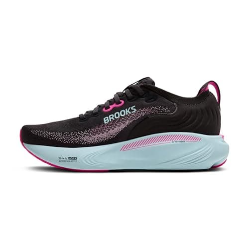 Brooks Women’s Adrenaline GTS 25 Supportive Running & Walking Shoe - Black/Cyber Pink/Iced Aqua - 9 Medium — view 4