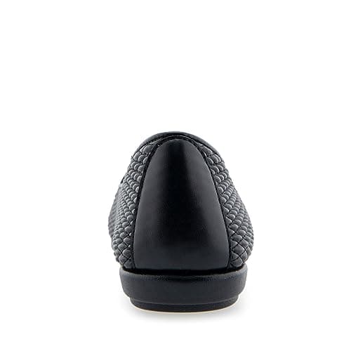 Aerosoles Women's Betunia Loafer, Black Mini Diamond Quilted PU, 6.5 Wide — view 2