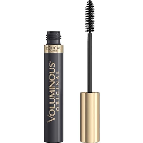 L’Oreal Paris Original Voluminous Mascara, Building Mascara Volume and Length Formula, Washable, Black Brown, 0.28 Fl Oz., 1 Count