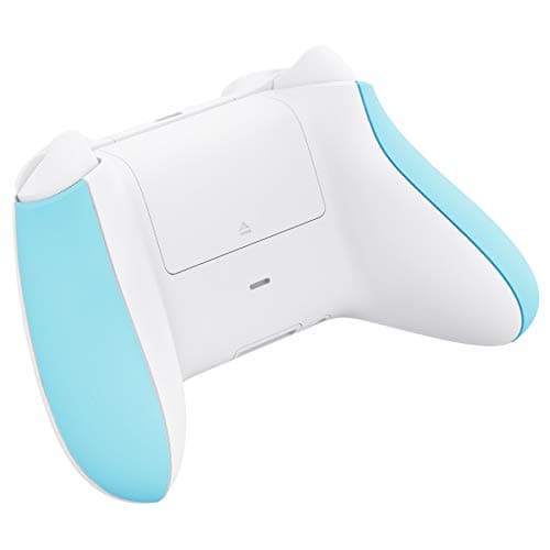 eXtremeRate DIY Controller Grip for Xbox Series X & S, Heaven Blue Replacement Left Right Side Rails, Replacement Parts Rear Shell for Xbox Core Wireless Controller [Controller Excluded] — view 5