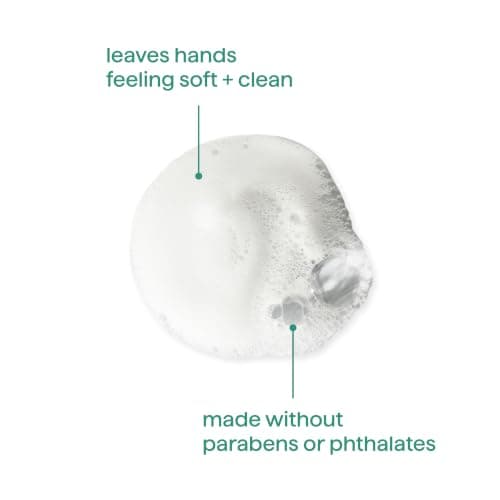 Method Foaming Hand Soap, Biodegradable Formula with Foaming Soap Dispenser Made of 100% Recycled Plastic, Waterfall Scent, 300 ml Soap Pump Bottles, 3 Pack, Clear — view 4