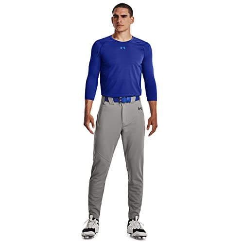 Under Armour Mens Utility Baseball Straight Leg Pant 22, (080) Baseball Gray / / Black — view 2