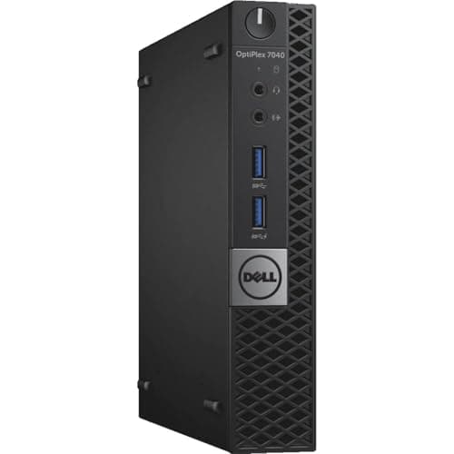 Dell Optiplex 7040 mini PC Desktop, Windows 11 Tiny Computer, Intel Core i5-6500T, 8GB RAM, 256GB SSD, RGB Keyboard, 4K Support (Renewed) — view 2