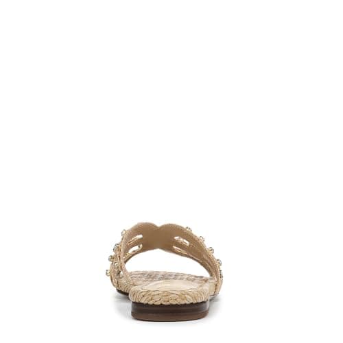 Sam Edelman Women's Bay Flat Sandal, Bleached Beechwood Jewel, 7.5 — view 2