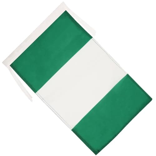 AZ FLAG Nigeria Flag 18'' x 12'' cords - Nigerian SMALL flags 30 x 45cm - Banner 18x12 in