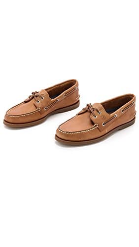 Sperry Men's Authentic Original 2-Eye Leather Boat Shoe, Sahara, 9 — view 5