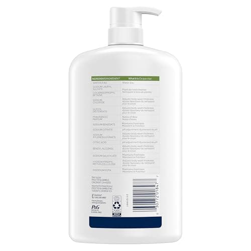Ivory Gentle Body Wash, Designed for the Whole Family, Free of Dyes Heavy Perfumes Parabens Phthalates & Silicones, Aloe Scent, 35 oz — view 6